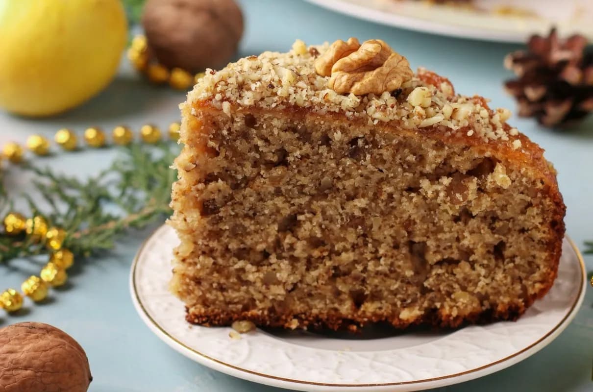Pyszne ciasto drożdżowe z orzechami włoskimi - sprawdzony przepis